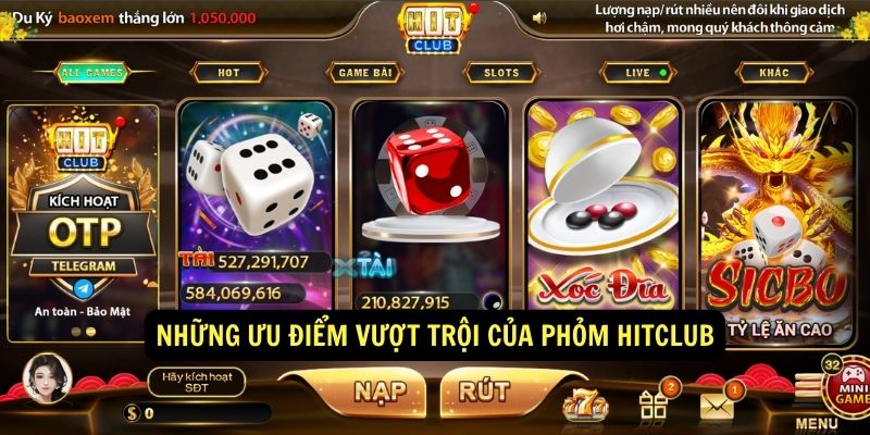 Những ưu điểm vượt trội của Phỏm Hitclub Những ưu điểm vượt trội của Phỏm Hitclub
